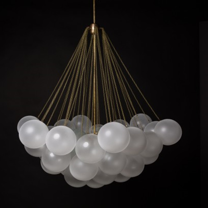 Hot Sales Modern Transparent with G9 Metal+ Glass Chandelier Light