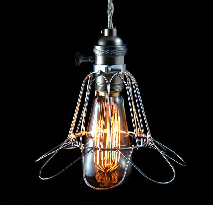 Edison Bird Cage Pendant Lamp Industrial Lighting UL SAA Antique Cage Pendant Lamp