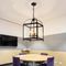 Retro style cage glass suspension lighting from China light fixture Manufacture factory 