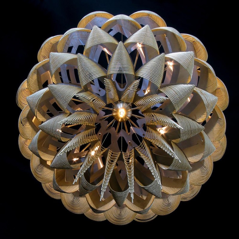 New Design Contemporary Stainless Steel Chandelier for Hotel/ Meeting Room/Banquet Hall Decoration 