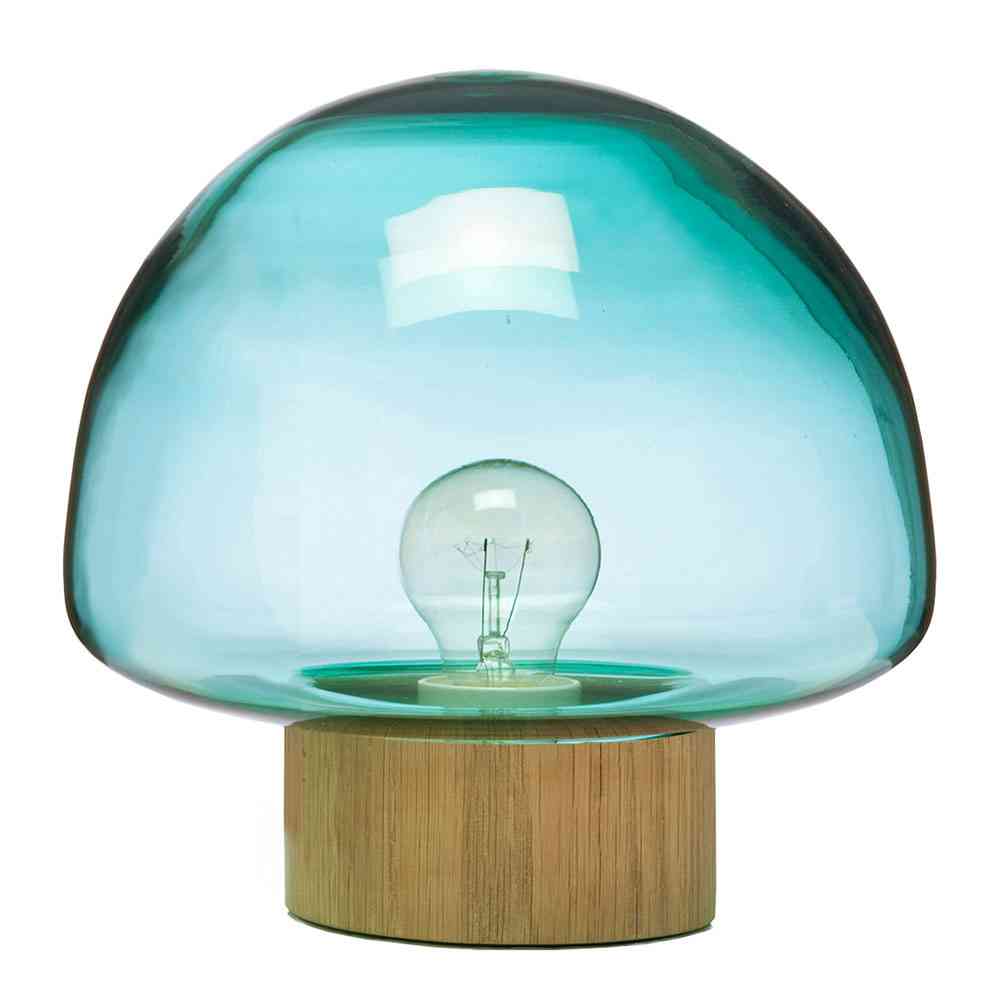 Glass Lamp Shade with Elegant Writing Table Lamp