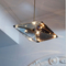 Maxhedron suspension lighting glass chandelier for hotel project （72156）