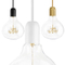 Mini King Chandelier inside glass bulb Makes for One Unusual Pendant Lamp （5069611）