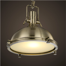 Harmon Pendant Collection Industry Vintage Frosted Glass Metal Pendant Lamp for Restaurant Decoration
