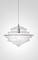 Five Hand-Blown Glass Suspension Lights and Pendant Lamp