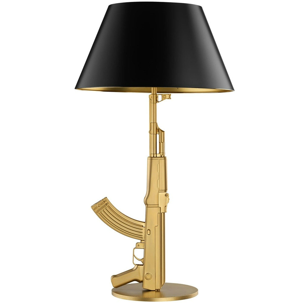 AK47 gun concept design hotel table lamp creative light