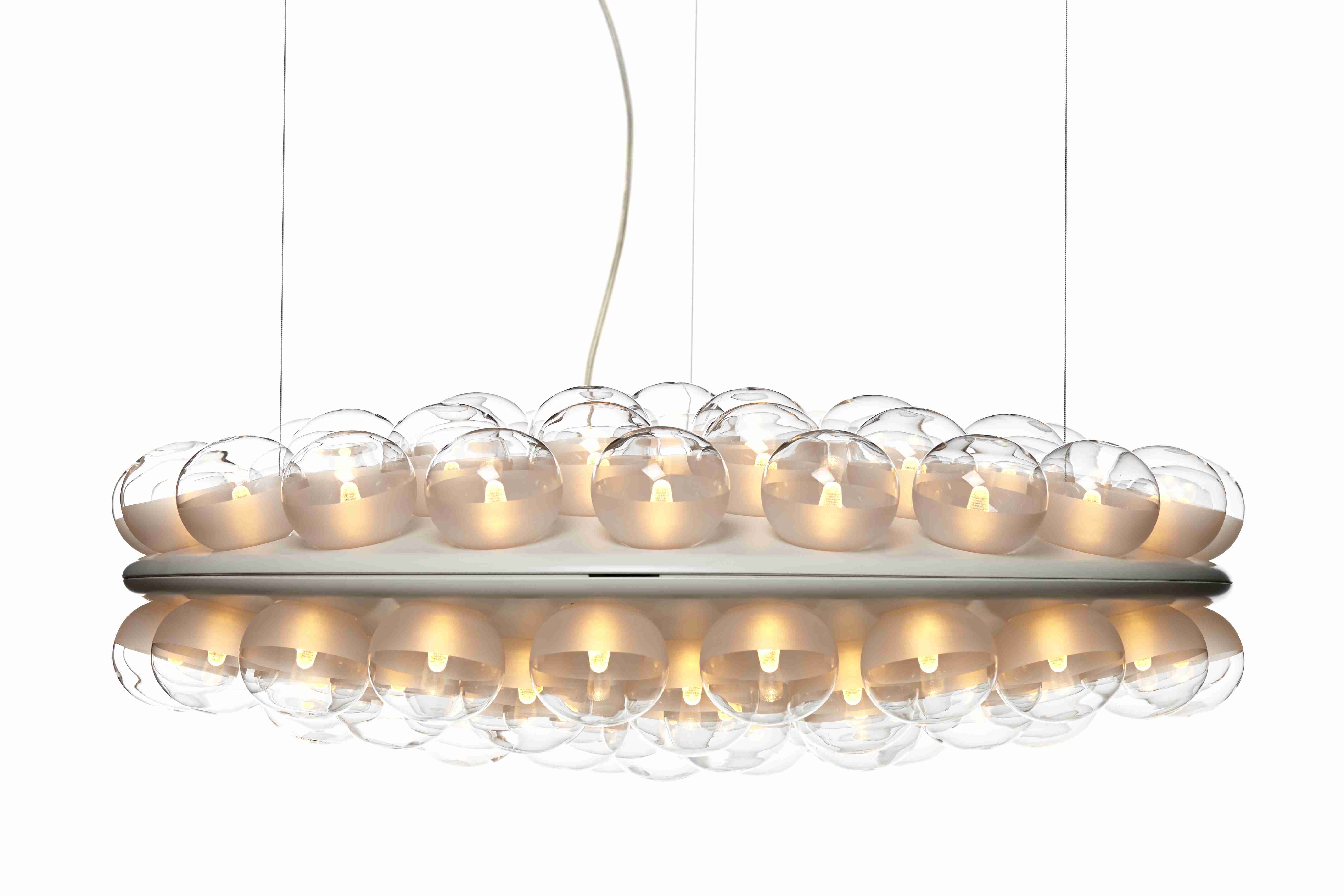 Hanging Glass Balls Chandelier LEDs Pendant Lamp