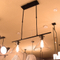 Industrial hanging lighting vintage glass pendant light