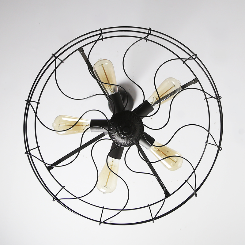 Industrial Retro rustic loft style fan shape wall sconce lighting from China manufacturer