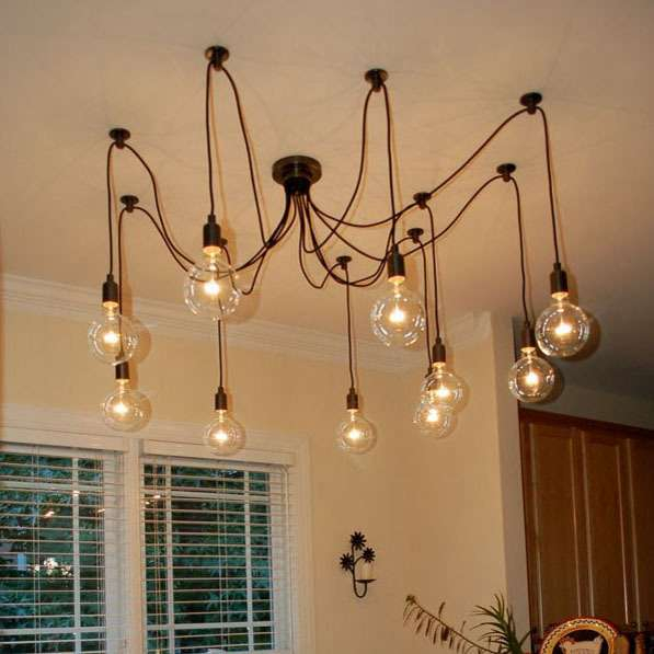 Industrial Style Stretched Branch Simple Decorative Chandelier