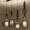 White Iron Chandelier Lamp High Ceiling Chandelier （7081101）