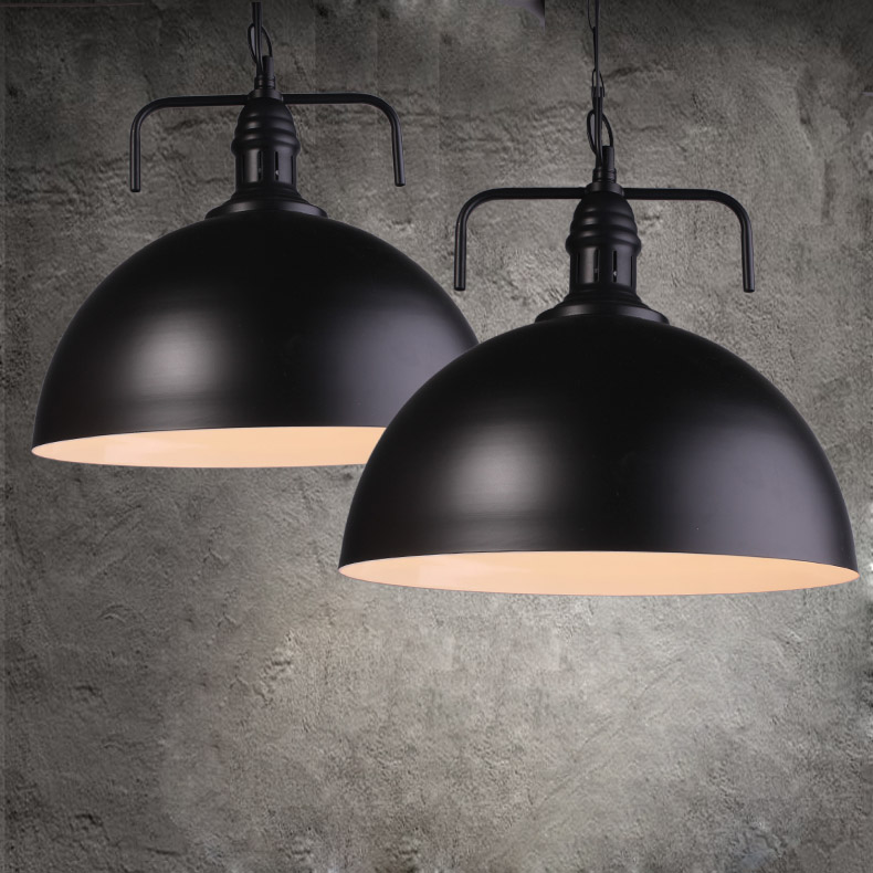 Excellent Quality Retro Industrial Style Round Iron Pendant Light from China Supplier